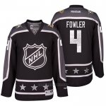 Camiseta Hockey Anaheim Ducks Cam Fowler 4 2017 All Star Negro
