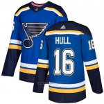 Camiseta Hockey St. Louis Blues Brett Hull Primera Autentico Azul