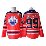 Camiseta Hockey Nino Edmonton Oilers 99 Wayne Gretzky Rojo
