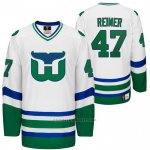 Camiseta Hockey Hartford Whalers Night James Reimer Heritage Throwback Blanco