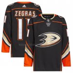 Camiseta Hockey Anaheim Ducks Trevor Zegras Primera Autentico Pro Primegreen Negro
