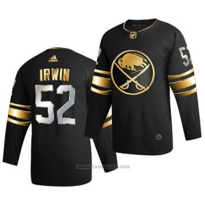 Camiseta Hockey Buffalo Sabres Matt Irwin Golden Edition Limited Autentico 2020-21 Negro