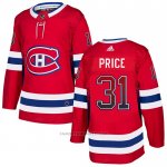 Camiseta Hockey Montreal Canadiens Carey Price Drift Fashion Rojo