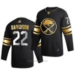 Camiseta Hockey Buffalo Sabres Brandon Davidson Golden Edition Limited Autentico 2020-21 Negro