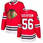 Camiseta Hockey Chicago Blackhawks 56 Erik Gustafsson Primera Autentico Rojo