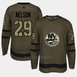 Camiseta New York Islanders Brock Nelson Camo Salute To Service