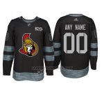 Camiseta Hockey Hombre Ottawa Senators Personalizada Negro