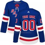 Camiseta Hockey Mujer New York Rangers Primera Personalizada Azul
