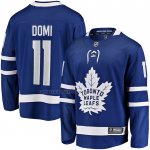 Camiseta Hockey Toronto Maple Leafs Max Domi Primera Breakaway Azul