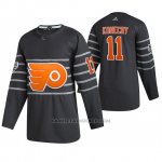 Camiseta Hockey Philadelphia Flyers Travis Konecny Autentico 2020 All Star Gris
