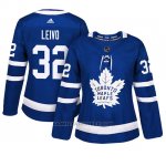 Camiseta Mujer Maple Leafs 32 Josh Leivo Blue Adizero Jugador Home