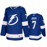 Camiseta Hockey Tampa Bay Lightning Mathieu Joseph Primera Autentico Azul