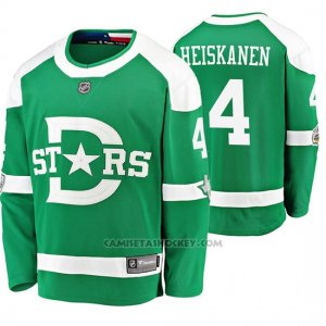 Camiseta Hockey Dallas Stars Miro Heiskanen Breakaway Jugador 2020 Winter Classic Verde