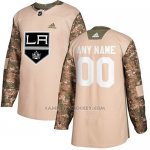 Camiseta Hockey Hombre Los Angeles Kings Camo Autentico 2017 Veterans Day Stitched Personalizada