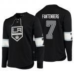 Camiseta Los Angeles Kings Oscar Fantenberg Adidas Platinum Negro