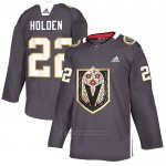 Camiseta Vegas Golden Knights Nick Holden Dia De Los Muertos Gris
