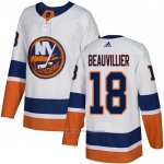 Camiseta Hockey New York Islanders 18 Anthony Beauvillier Road Autentico Blanco