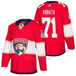 Camiseta Hockey Hombre Autentico Florida Panthers 71 Radim Vrbata Home 2018 Rojo