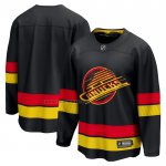 Camiseta Hockey Vancouver Canucks Alterno Premier Breakaway 2022-23 Negro