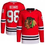 Camiseta Hockey Chicago Blackhawks Connor Bedard 2023 NHL Draft Primera Primegreen Rojo