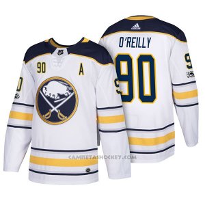 Camiseta Hockey Hombre Buffalo Sabres 90 Ryan O'reilly 2018 New Season Team Road Blanco