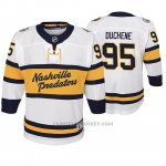 Camiseta Hockey Nino Nashville Predators Matt Duchene Replica Jugador 2020 Winter Classic Blanco