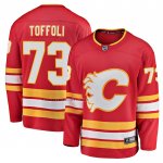 Camiseta Hockey Calgary Flames Tyler Toffoli Primera Breakaway Rojo