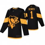 Camiseta Hockey Pittsburgh Penguins Casey Desmith Autentico 2019 Stadium Series Negro