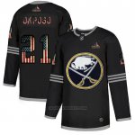 Camiseta Hockey Buffalo Sabres Kyle Okposo 2020 USA Flag Negro