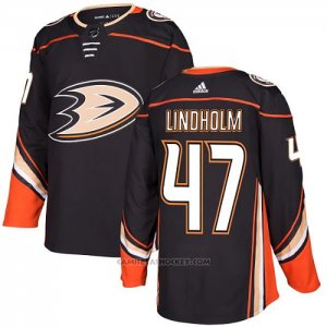 Camiseta Hockey Anaheim Ducks 47 Hampus Linoholm Fights Cancer Practice Negro