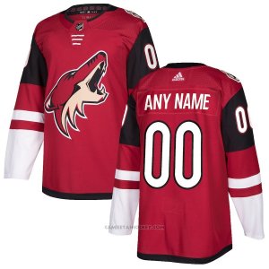 Camiseta Hockey Nino Arizona Coyotes Primera Personalizada Rojo