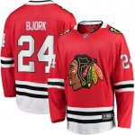 Camiseta Hockey Chicago Blackhawks Anders Bjork Primera Breakaway Rojo