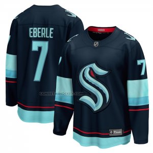 Camiseta Hockey Seattle Kraken Jordan Eberle Primera Premier Breakaway Azul