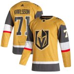 Camiseta Hockey Vegas Golden Knights William Karlsson 20-2021 Alterno Autentico Oro