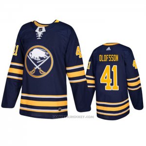 Camiseta Hockey Buffalo Sabres Victor Olofsson Primera Azul