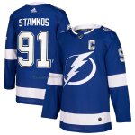 Camiseta Hockey Tampa Bay Lightning Steven Stamkos Autentico Azul