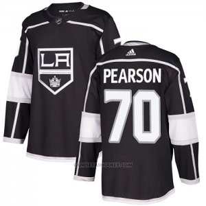 Camiseta Hockey Los Angeles Kings 70 Tanner Pearson Primera Autentico Negro