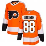 Camiseta Hockey Philadelphia Flyers 88 Eric Lindros Primera Autentico Naranja