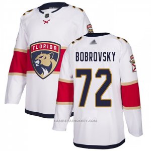 Camiseta Hockey Florida Panthers Sergei Bobrovsky Road Autentico Blanco