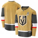 Camiseta Hockey Vegas Golden Knights 2023 Stanley Cup Champions Primera Breakaway Oro