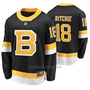 Camiseta Hockey Boston Bruins Brett Ritchie Alternato Premier Breakaway Negro