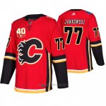 Camiseta Hockey Calgary Flames Mark Jankowski Primera Autentico Rojo
