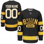 Camiseta Hockey Boston Bruinss Autentico Personalizada Negro2