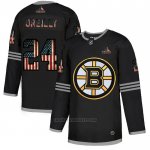 Camiseta Hockey Boston Bruins Terry O'reilly 2020 USA Flag Negro