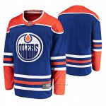 Camiseta Hockey Edmonton Oilers Alterno Autentico Azul