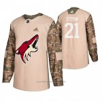 Camiseta Hockey Arizona Coyotes Derek Stepan Veterans Day Camuflaje