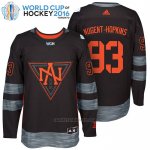 Camiseta Hockey America del Norte Ryan Nugent-Hopkins 93 Premier 2016 World Cup Negro