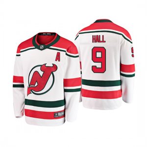Camiseta Nino New Jersey Devils Taylor Hall Alternato Breakaway Blanco
