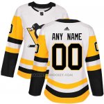 Camiseta Hockey Mujer Pittsburgh Penguins Primera Personalizada Negro2