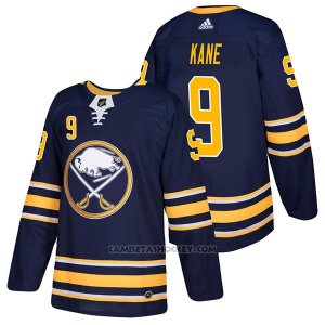 Camiseta Hockey Hombre Autentico Buffalo Sabres 9 Evander Kane Home 2018 Azul